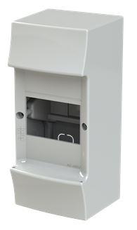 Gruppetavle 4 Moduler U/Låge - Billigelogvvs.dk -