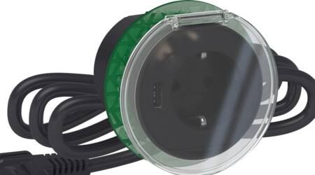 Transperant Låg Til Bord Stikkontakt ⎮ 3606489819255 ⎮ 9139123435 ⎮ 9139123435 ⎮ INS44031