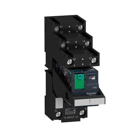 Rxm Relæ M/Sokkel+Led+Test 2C/O 24Vdc ⎮ 7522605685 ⎮ 7522605685 ⎮ 7522605685 ⎮ RXM2AB2BDPVS