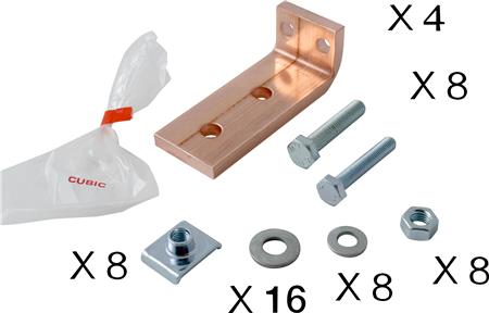 Tilslutningslasker, 1200A, Sæt ⎮ 5705100035291 ⎮ 1914820249 ⎮ 1914820249 ⎮