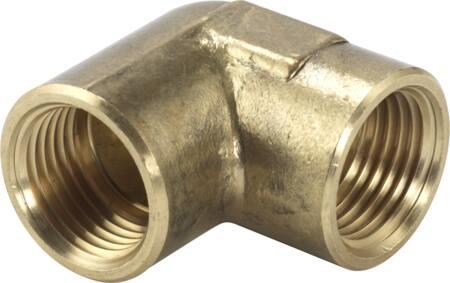 Vinkel 90G 3/4'' M/N Messing - Billigelogvvs.dk -