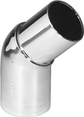 Vinkel 45 Grd 32Mm Indstik/Spids Krom Pp ⎮ 0204130433 ⎮ 752011433 ⎮ 0204130433 ⎮ 752011-433