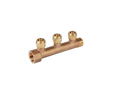 Fordelerrør Rødgods Inkl 3X15Mm Oml. Pex ⎮ 0200206682 ⎮ 046057306 ⎮ 0200206682 ⎮ 04 6057 306