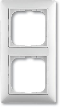 B55 Ramme, 2 Moduler, Mat Hvid - Billigelogvvs.dk -