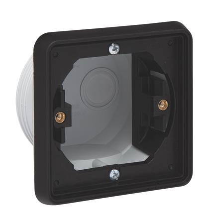 Indmuringsdåse 1-Modul, Sort ⎮ 5413736306028 ⎮ 3417812008 ⎮ 3417812008 ⎮ 761-73000