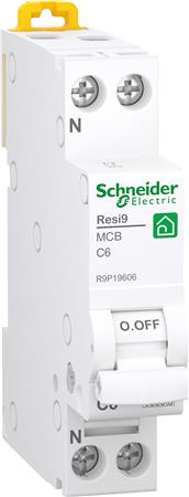 Automatsikring C6A 1P+N 6Ka 1M ⎮ 3606486136089 ⎮ 3322096715 ⎮ 3322096715 ⎮ R9P19606