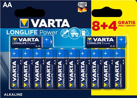 Batteri Alkaline Aa 8+4-Pack ⎮ 4008496659234 ⎮ 900047475 ⎮ 9494006048 ⎮