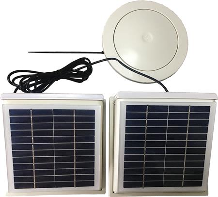 Solcelleventilator Sunmex Double ⎮ 5703347206337 ⎮ 930018771 ⎮ 9978869798 ⎮