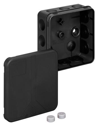 Membrandåse 2K12, Ip55 85X85 Mm Sort ⎮ 0811103154 ⎮ 0811103154 ⎮ 0811103154 ⎮ 34421201