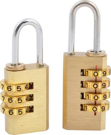 Hængelåse Kode 2Stk - Billigelogvvs.dk -