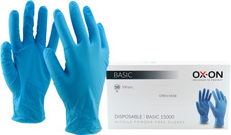 Nitril Handske Pudderfri S.11 - Billigelogvvs.dk -