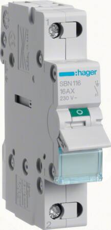 Afbryder 1P 16A - Billigelogvvs.dk -