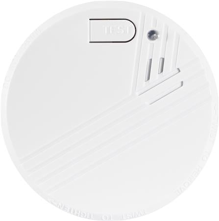 Røgalarm 9V, Batteri Inkl. - Billigelogvvs.dk -