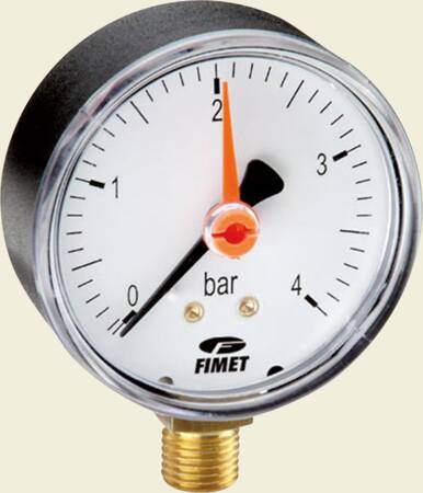 Manometer Ø63X1/4 0-6 Bar/Mws ⎮ 3800152512263 ⎮ 481101862 ⎮ 0284001582 ⎮ PA3206BB13