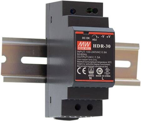 Strømforsyning 12V 2A, Din, Klasse Ii ⎮ 8720207871259 ⎮ 5463000189 ⎮ 5463000189 ⎮