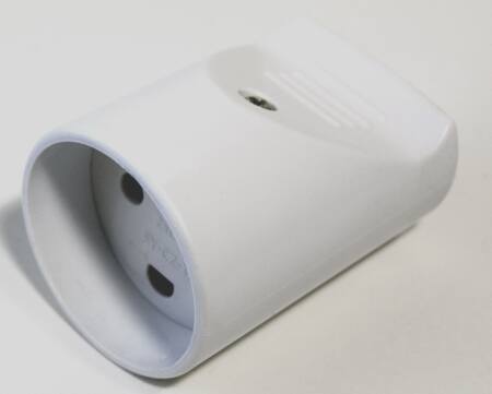 Forlængerled 16A Uden Jord Hvid - Billigelogvvs.dk -