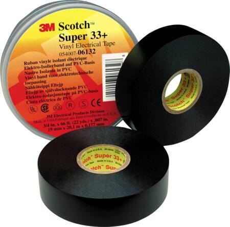 Tape Pvc Sort 19Mmx20M 33+ - Billigelogvvs.dk -
