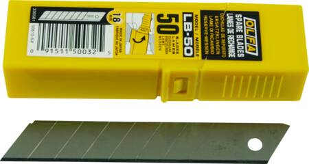 Knivblad 18Mm Bræk-Af (50) ⎮ 0091511500325 ⎮ 900014014 ⎮ 1797000121 ⎮ 20450032