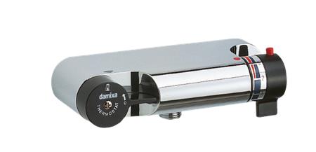 Tmc Termostatarmatur Med Sorte Greb - Billigelogvvs.dk -