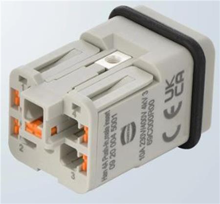 Stikindsats 3 A 4+J Push-In Hanstik ⎮ 5713140447929 ⎮ 5401035483 ⎮ 5401035483 ⎮