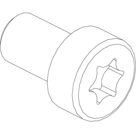 Cylinderskrue, Torx ⎮ 5705100117072 ⎮ 00000 ⎮ 1914070264 ⎮ 3101-0816