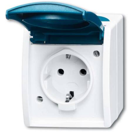 Ocean Stikkontakt Grå/Blågrøn ⎮ 5705154244588 ⎮ 5401006231 ⎮ 5401006231 ⎮