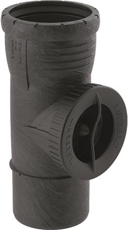 Silent-Pro Renserør 90° M/Rund Åbning110 ⎮ 0200100328 ⎮ 183665110 ⎮ 0200100328 ⎮ 393.527.14.1