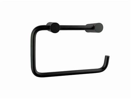 Mat Sort Toiletrulleholder - Billigelogvvs.dk -