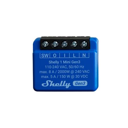 Shelly 1 Mini (Gen 3) ⎮ 5401026342 ⎮ 5401026342 ⎮ 5401026342 ⎮