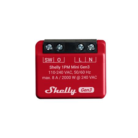 Shelly 1Pm Mini (Gen 3) ⎮ 3800235261590 ⎮ 5401026335 ⎮ 5401026335 ⎮ 222759