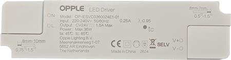 Led-Strip Driver 24V-36W ⎮ 5401038786 ⎮ 5401038786 ⎮ 5401038786 ⎮ 820009007900