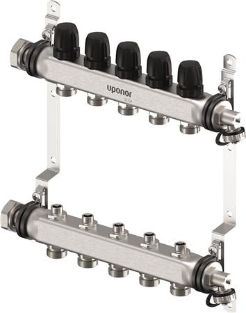 Uponor Vario S Fordelerrørsæt 5 Kredse L ⎮ 6414900440738 ⎮ 046230105 ⎮ 0200207162 ⎮ 1140866