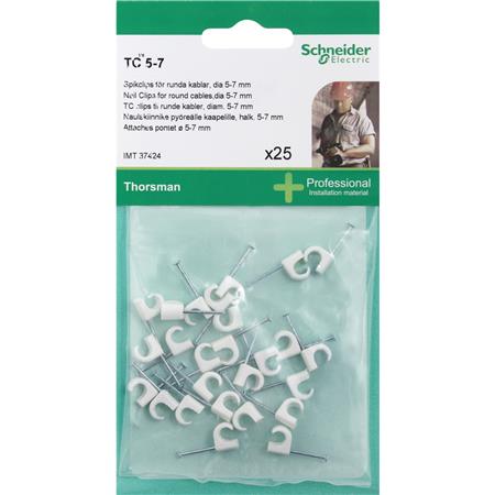 Blist Clips Tc 5-7 1,2X20 Hvid 25 Stk ⎮ 9139152532 ⎮ 9139152532 ⎮ 9139152532 ⎮ IMT37424