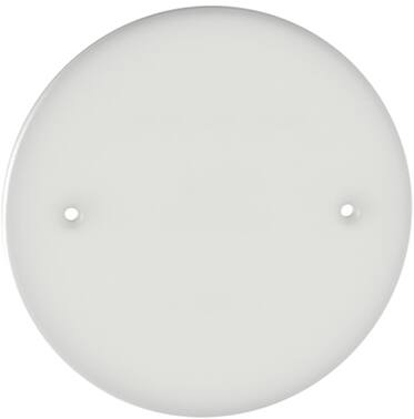 Blænddæksel For Eurodåse Hvid For Skrue - Billigelogvvs.dk -