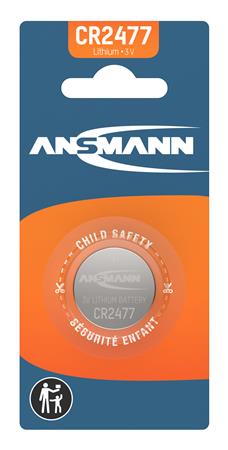 Cr2477 Knapcelle Batteri 3V/1000Mah Li ⎮ 4013674024797 ⎮ 900019021 ⎮ 0894101762 ⎮ 1516-0010