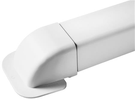 Kanal Vægtilslutning 1 90G - Hvid ⎮ 5705157186328 ⎮ 900502316 ⎮ 5478000028 ⎮ 1806007