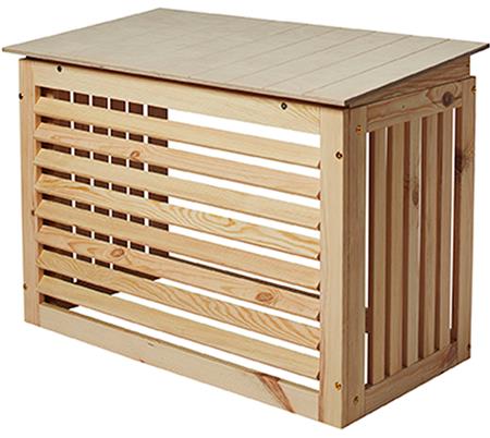 Træskjuler Til Varmepumpe Udedel - Billigelogvvs.dk -