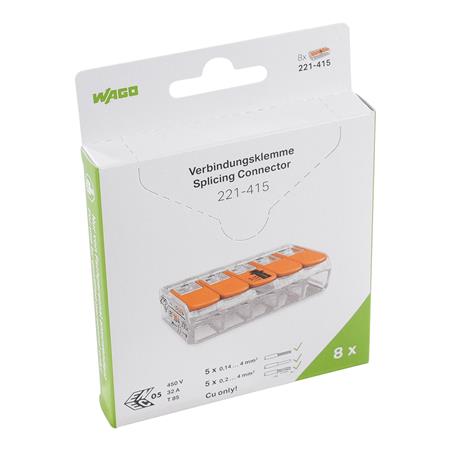 Fjedersamlemuffe 5-Leder. Blisterpakke ⎮ 4066966001679 ⎮ 5401008943 ⎮ 5401008943 ⎮