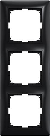 B55 Ramme, 3 Moduler, Mat Sort ⎮ 5401002809 ⎮ 5401002809 ⎮ 5401002809 ⎮ 2CHP771725A1481
