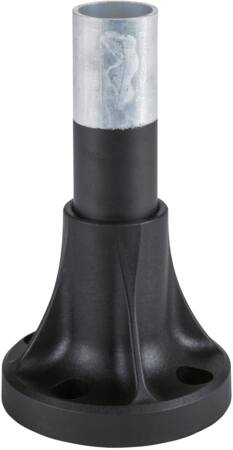 Fod Ø25Mm M/80Mm Sort Alu Rør ⎮ 3389110673579 ⎮ 7548100818 ⎮ 7548100818 ⎮ XVBZ02