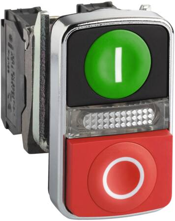 Dobbelt Tryk Med Lys 24Vdc ⎮ 3389119043601 ⎮ 7517801261 ⎮ 7517801261 ⎮ XB4BW73731B5