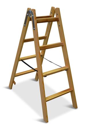 Wienerstige Træ Massiv 4 Trin Ergo ⎮ 0897103204 ⎮ 900046109 ⎮ 0897103204 ⎮ 33904