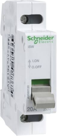 Omskifter Isw 1P 20A 250V ⎮ 3318700604 ⎮ 3318700604 ⎮ 3318700604 ⎮ A9S60120