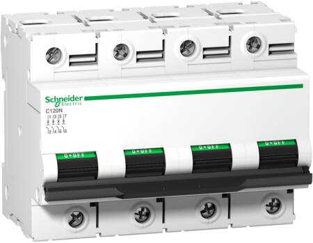 Automatsikring C100A 4P 10Ka 6M ⎮ 3322067236 ⎮ 3322067236 ⎮ 3322067236 ⎮ A9N18374