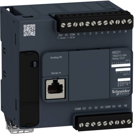 Tm221 Plc,  Di9,Ai2,Do7 Relæ, 230 V ⎮ 3606480648694 ⎮ 7586047137 ⎮ 7586047137 ⎮ TM221C16R