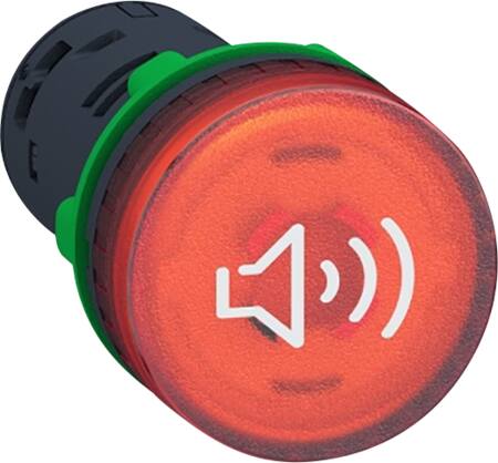 Lydgiver Ø22 Rød M/Led 24V Ac/Dc ⎮ 7517917155 ⎮ 7517917155 ⎮ 7517917155 ⎮ XB5KS2B4