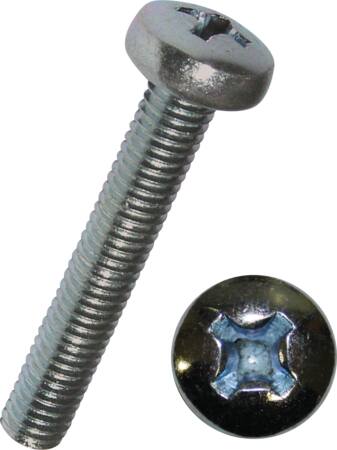 Maskinskrue M3X6 Ph Ph1 Elfz Din 7985 ⎮ 5439703067 ⎮ 900049072 ⎮ 5439703067 ⎮ 0470/001/02 3X6