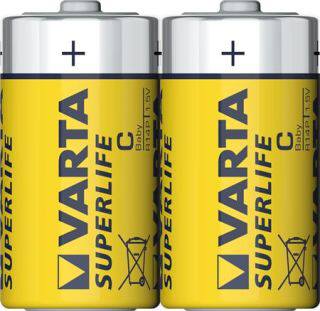 Varta Batteri Superlife C R14P 2-Folie ⎮ 4008496556502 ⎮ 900039999 ⎮ 0894101199 ⎮