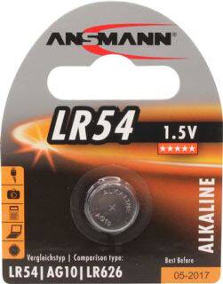 Batteri Alkaline Lr-54 1,5V - Billigelogvvs.dk -