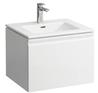 Vaskeskab Med Låger & Vask 53X42 Cm - Billigelogvvs.dk -